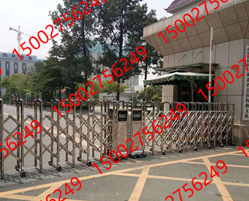 不（bú）鏽鋼（gāng）伸縮門